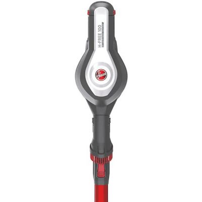 Aspirador escoba - HOOVER H-FREE HF122GPT, 170 W, Potencia de succión 170 W, Depósito 0,9 l, Autonomía 40 min, Rojo Metálico