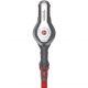 Aspirador escoba - HOOVER H-FREE HF122GPT, 170 W, Potencia de succión 170 W, Depósito 0,9 l, Autonomía 40 min, Rojo Metálico