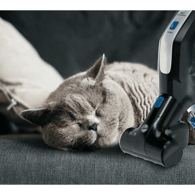 Aspirador escoba - HOOVER HF 222 Pets, 22 V, Depósito 700 ml, Negro