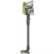 Aspirador escoba - HOOVER HF110H 011, 170 W, Potencia de succión 25 AirWatt, Depósito 0,9 l, Autonomía 30 min, Gris lunar/Verde lima brillante