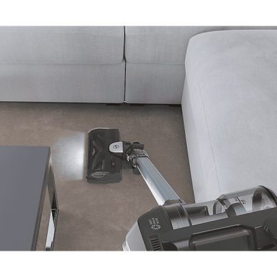 Aspirador escoba - HOOVER HF322TP 011, 240 W, Potencia de succión 240 W, Depósito 0,7 l, Autonomía 40 min, Gris Obsidiano & Azul Skyfall