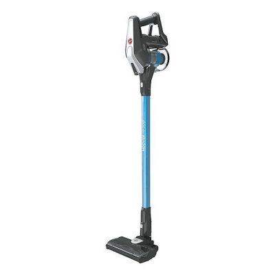 Aspirador escoba - HOOVER HF322TP 011, 240 W, Potencia de succión 240 W, Depósito 0,7 l, Autonomía 40 min, Gris Obsidiano & Azul Skyfall