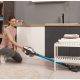 Aspirador escoba - HOOVER HF322TP 011, 240 W, Potencia de succión 240 W, Depósito 0,7 l, Autonomía 40 min, Gris Obsidiano & Azul Skyfall