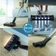 Aspirador escoba - PHILIPS XC3032/01, 410 W, Potencia de succión 150 AirWatt, Depósito 0,5 l, Autonomía 40 min, Negro, Azul