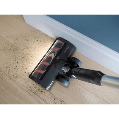 Aspirador escoba - PHILIPS XC3032/01, 410 W, Potencia de succión 150 AirWatt, Depósito 0,5 l, Autonomía 40 min, Negro, Azul