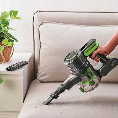 Aspirador escoba - POLTI FORZASPIRA D-POWER SR500, 250 W, Depósito 0,6 l, Autonomía 40 min, Verde