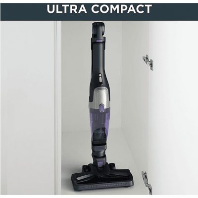 Aspirador escoba - ROWENTA RH1238, 145 W, Potencia de succión 25 AirWatt, Depósito 0,4 l, Autonomía 40 min, Púrpura
