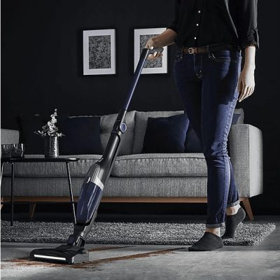 Aspirador escoba - ROWENTA RH1238, 145 W, Potencia de succión 25 AirWatt, Depósito 0,4 l, Autonomía 40 min, Púrpura
