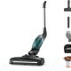 Aspirador escoba - ROWENTA RH1239WO, 145 W, Potencia de succión 200 AirWatt, Depósito 0,4 l, Autonomía 40 min, Negro y azul