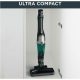 Aspirador escoba - ROWENTA RH1239WO, 145 W, Potencia de succión 200 AirWatt, Depósito 0,4 l, Autonomía 40 min, Negro y azul