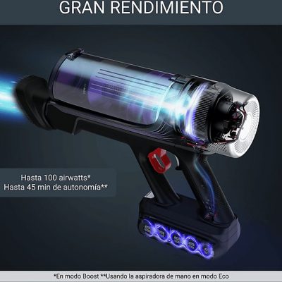 Aspirador escoba - ROWENTA RH2037WO, 250 W, Potencia de succión 100 W, Depósito 0,44 l, Autonomía 45 min, Multicolor