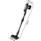 Aspirador escoba - Rowenta RH2039WO X-Force Flex 9.60 Allergy, 200 W, 0.4 L, 45 min, Tecnol. Ciclónica, 3 modos, Multisuperficie, Ultraligera, Púrpura