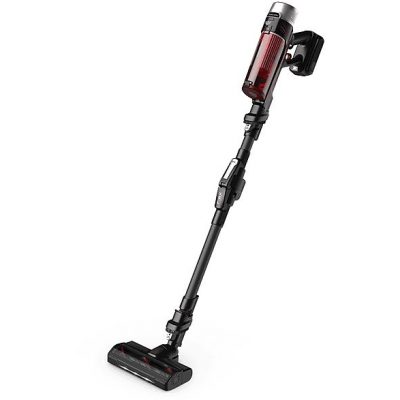 Aspirador escoba - ROWENTA RH2078WO, 250 W, Potencia de succión 100 AirWatt, Depósito 0,4 l, Autonomía 45 min, Negro, Rojo
