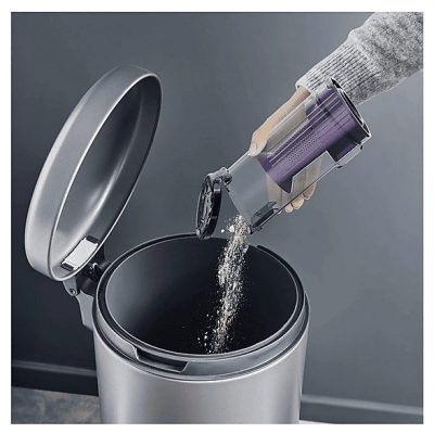 Aspirador escoba - ROWENTA RH6A21WO, 140 W, Potencia de succión 30 AirWatt, Depósito 0,44 l, Autonomía 45 min, Morado y aluminio