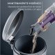 Aspirador escoba - ROWENTA RH6A35WO, 140 W, Potencia de succión 30 W, Depósito 0,44 l, Autonomía 45 min, Morado y aluminio