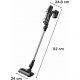 Aspirador escoba - ROWENTA RH6A71WO, 140 W, Potencia de succión 30 AirWatt, Depósito 0,44 l, Autonomía 40 min - 1 h, Aluminio, Rojo