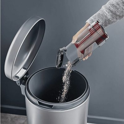 Aspirador escoba - ROWENTA RH6A71WO, 140 W, Potencia de succión 30 AirWatt, Depósito 0,44 l, Autonomía 40 min - 1 h, Aluminio, Rojo