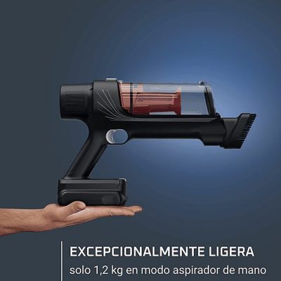 Aspirador escoba - Rowenta RH6A75WO X-Pert 7. 60 Animal Care, 140 W, 0.44 L, 45 min, Ligera, Multisuperficie, Especial mascotas, Rojo