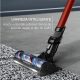 Aspirador escoba - Rowenta RH9A73 X - Force Flex 13.60 Animal Care, 380 W, 0.65 L, 60 min, Sin cables, Multisuperficie, Especial mascotas, Rojo