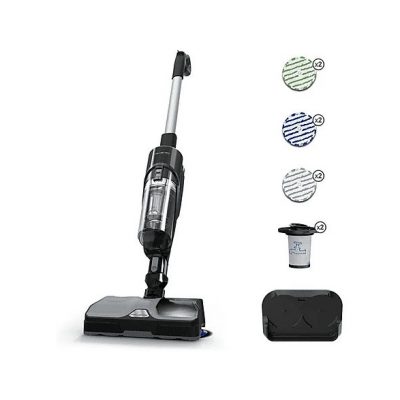 Aspirador escoba - ROWENTA ROWGZ3039WO, 215 W, Potencia de succión 215 W, Depósito 0,55 l, Autonomía 60 min, Negro y gris