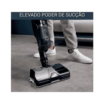 Aspirador escoba - ROWENTA ROWGZ3039WO, 215 W, Potencia de succión 215 W, Depósito 0,55 l, Autonomía 60 min, Negro y gris