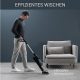 Aspirador escoba - ROWENTA ROWGZ3039WO, 215 W, Potencia de succión 215 W, Depósito 0,55 l, Autonomía 60 min, Negro y gris