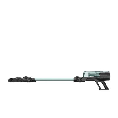 Aspirador escoba - Rowenta X-FORCE 8.80 RH1833, 250 W, 100 AW, 45 min Autonomía, 0.44 L, Ligera, 1.3 Kg, Limpieza 4 en 1, Verde, Gris