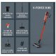 Aspirador escoba - Rowenta  X Force 8.80 RH1872E, 250 W, Potencia succión 100 AW, 1.3 kg, 60 min autonomía, 0.44 l, Ligera, Especial Mascotas, Rojo