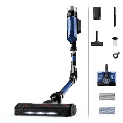 Aspirador escoba - ROWENTA X-Force Flex 9.60 Aqua RH20C4, 250 W, Potencia de succión 100 AirWatt, Depósito 0,4 l, Autonomía 60 min, Azul