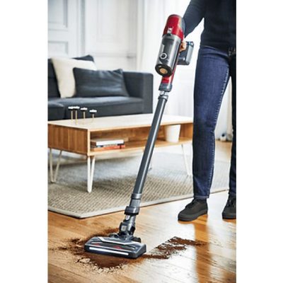 Aspirador escoba - ROWENTA X-Pert 6.60 RH6878WO, 100 W, Potencia de succión 25 AirWatt, Depósito 0,55 l, Autonomía 45 min, Rojo
