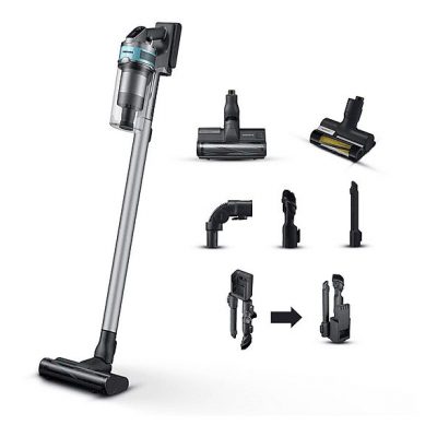 Aspirador escoba - SAMSUNG VS20B75AGR1, 550 W, Potencia de succión 200 W, Depósito 0,8 l, Autonomía 60 min, Black Chrometal & Teal Mint