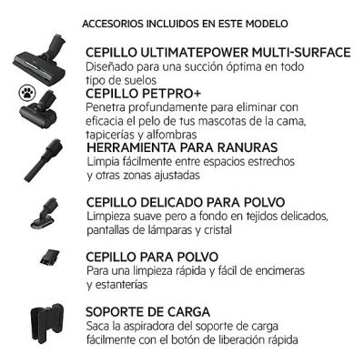 Aspirador escoba sin cable - AEG AP71AB14UG, Potencia de succión 95 W, Depósito 0,3 l, Autonomía 40min, Gris