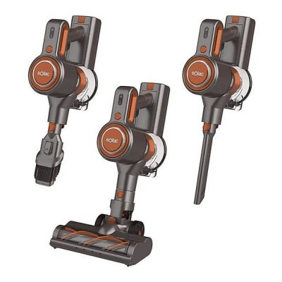 Aspirador escoba - SOLAC AE2515, 200 W, Potencia de succión 19000 kPa, Depósito 1 l, Autonomía 40min, Naranja