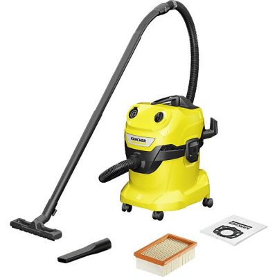 Aspirador seco y húmedo - KARCHER 1.628-209.0, 1000 W, Depósito 20 l, Negro