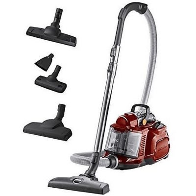 Aspirador sin bolsa - AEG LX7-2-CR-A, 750 W, Potencia de succión 174 W, Depósito 1,4 l, Rojo