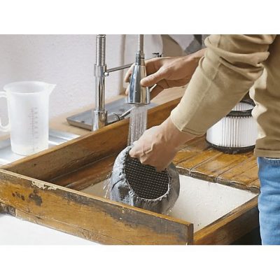 Aspirador sin bolsa - BOSCH 06033D12W0, 1600 W, Potencia de succión 300 AirWatt, Depósito 20 l, Verde
