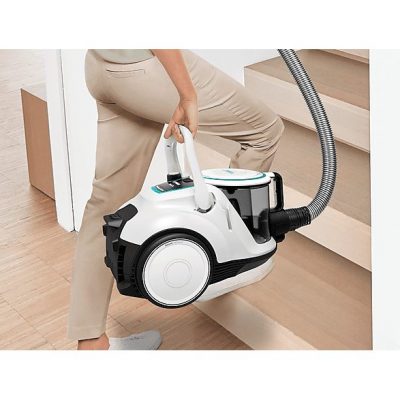 Aspirador sin bolsa - BOSCH AKLBB1719731276, 700 W, Depósito 2,4 l, Blanco