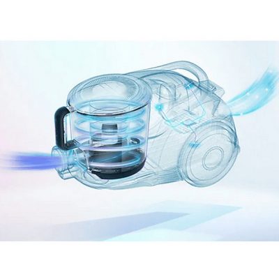 Aspirador sin bolsa - BOSCH AKLBB1719731276, 700 W, Depósito 2,4 l, Blanco