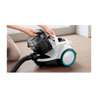 Aspirador sin bolsa - BOSCH BGC21HYG1, 700 W, Depósito 2 l, Blanco