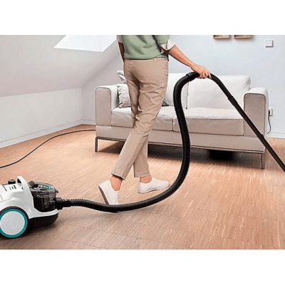 Aspirador sin bolsa - BOSCH BGC21HYG1, 700 W, Depósito 2 l, Blanco