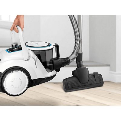 Aspirador sin bolsa - BOSCH BGC41LSIL, 600 W, Depósito 2,4 l, Negro