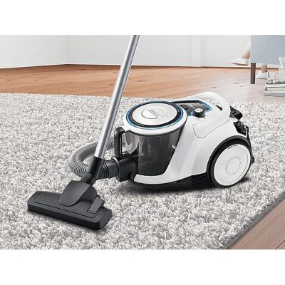 Aspirador sin bolsa - BOSCH BGC41LSIL, 600 W, Depósito 2,4 l, Negro