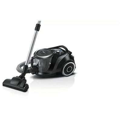 Aspirador sin bolsa - BOSCH BGC41XSIL, 700 W, Depósito 2,4 l, Negro