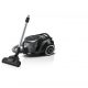 Aspirador sin bolsa - BOSCH BGC41XSIL, 700 W, Depósito 2,4 l, Negro