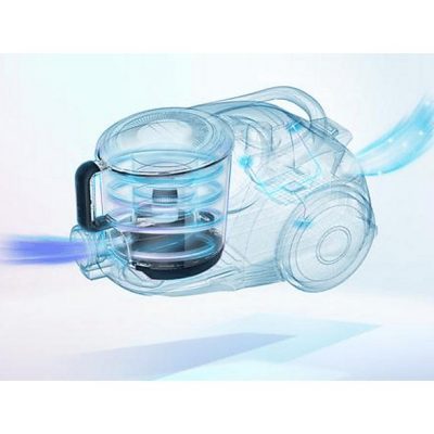 Aspirador sin bolsa - BOSCH BGC41XSIL, 700 W, Depósito 2,4 l, Negro