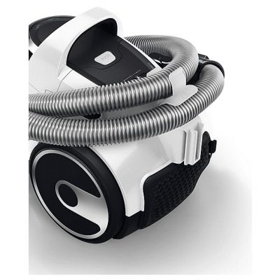 Aspirador sin bolsa - BOSCH BGS05A322, 700 W, Depósito 0,4 l, Negro, Blanco