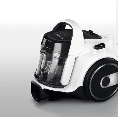 Aspirador sin bolsa - BOSCH BGS05A322, 700 W, Depósito 0,4 l, Negro, Blanco