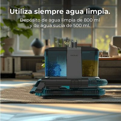 Aspirador sin bolsa - CECOTEC Conga 2000 Carpet&Spot Clean Compact, 330 W, Depósito 0,8 l, Not available