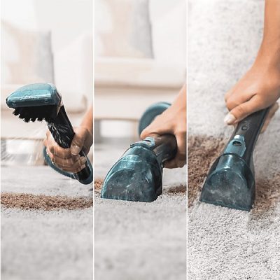 Aspirador sin bolsa - CECOTEC Conga Carpet&Spot Clean Liberty XL, 150 W, Depósito 500 ml, Multicolor