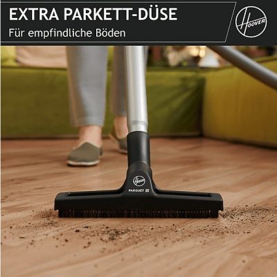 Aspirador sin bolsa - HOOVER HP120PET 011, 700 W, Depósito 2 l, Gris